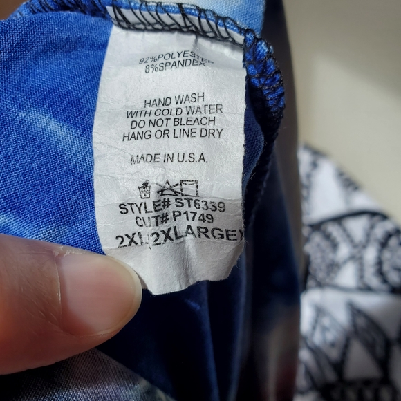 Bloomin Peachskin Tiedye Set 2XL Pants Large Top Lounge Bundle Of 2 - Picture 12 of 15